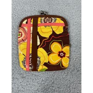 Vera Bradley Buttercup Pattern Fold over Wallet/Clutch